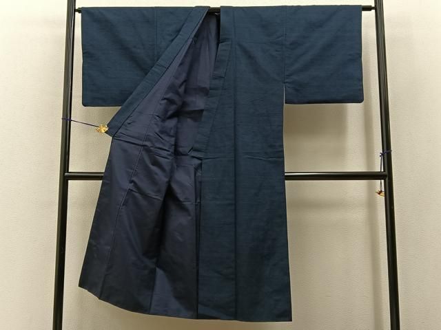 平和屋着物■男性　紬　褐返色　正絹　逸品　BAAY8633hj