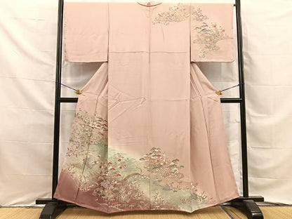 平和屋着物■訪問着　御所解文　暈し染め　金銀彩　正絹　逸品　BAAY8670hj