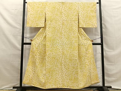 平和屋着物■上質な小紋　菊尽くし　正絹　逸品　BAAY8680hj