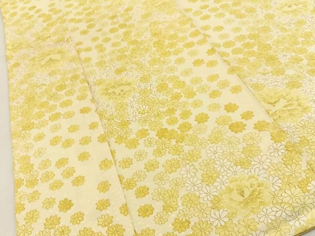 平和屋着物■上質な小紋　菊尽くし　正絹　逸品　BAAY8680hj