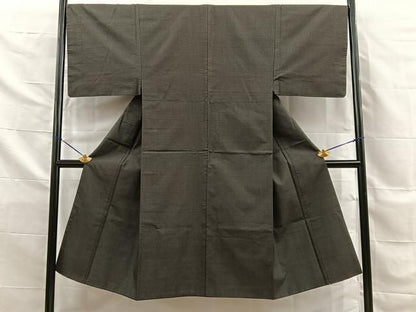 平和屋着物■男性　本場大島紬　7マルキ　絣文様　正絹　逸品　BAAY8721hj
