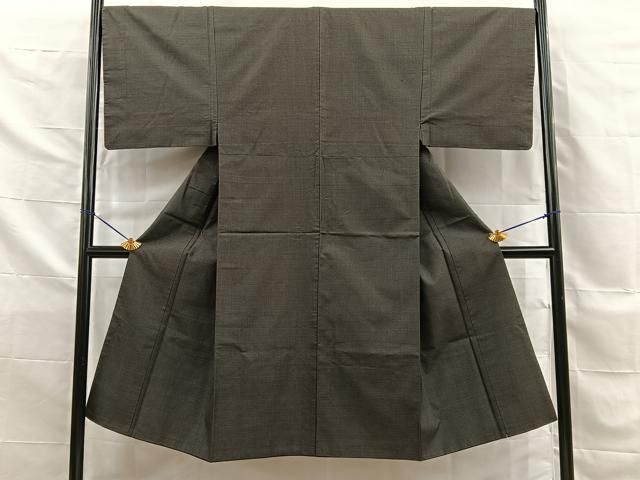 平和屋着物■男性　本場大島紬　7マルキ　絣文様　正絹　逸品　BAAY8721hj