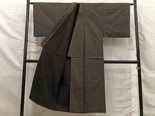 平和屋着物■男性　本場大島紬　7マルキ　絣文様　正絹　逸品　BAAY8721hj