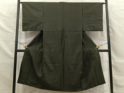 平和屋着物■男性　紬　縞　正絹　逸品　BAAY8722hj