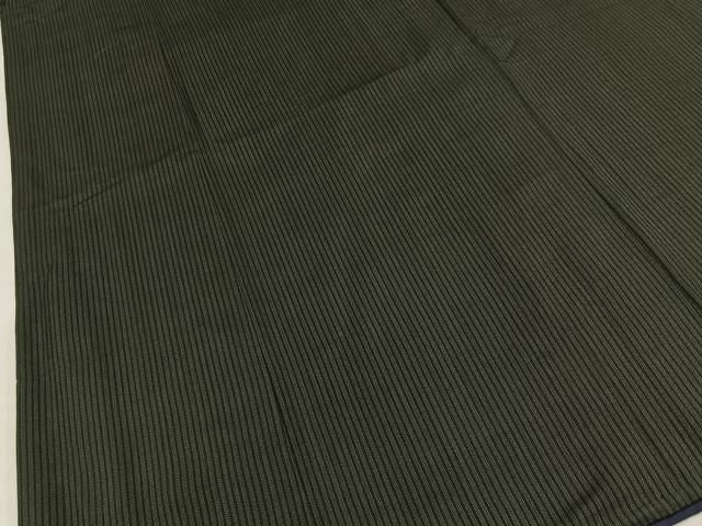 平和屋着物■男性　紬　縞　正絹　逸品　BAAY8722hj