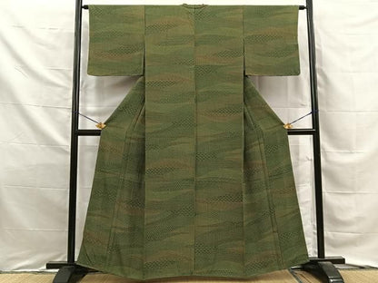 平和屋着物■江戸小紋　寄せ小紋柄　正絹　逸品　BAAY8727hj