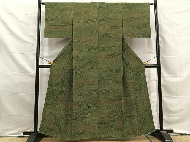 平和屋着物■江戸小紋　寄せ小紋柄　正絹　逸品　BAAY8727hj