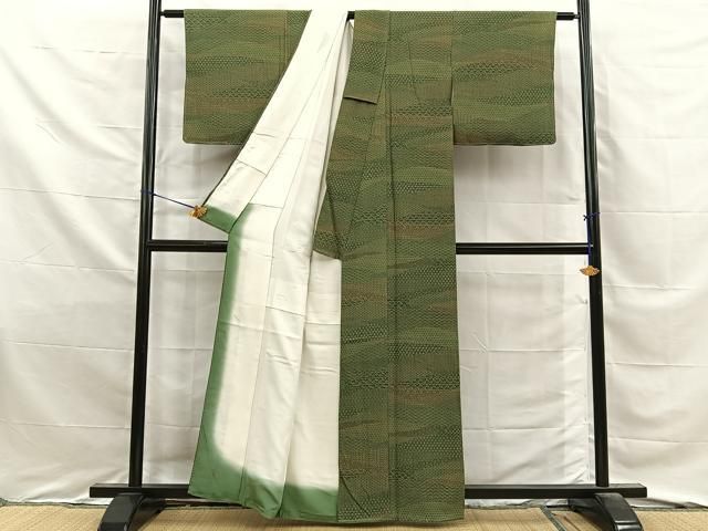 平和屋着物■江戸小紋　寄せ小紋柄　正絹　逸品　BAAY8727hj