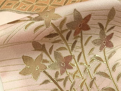 平和屋着物■豪華振袖　花車文　暈し染め　金彩　正絹　逸品　BAAY8730hj
