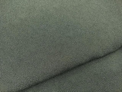 平和屋着物●江戸小紋　鮫小紋柄　黒地　正絹　逸品　BAAY8752hj