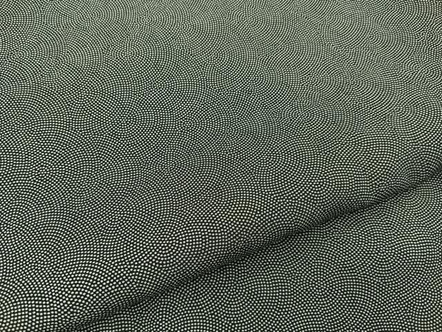 平和屋着物●江戸小紋　鮫小紋柄　黒地　正絹　逸品　BAAY8752hj