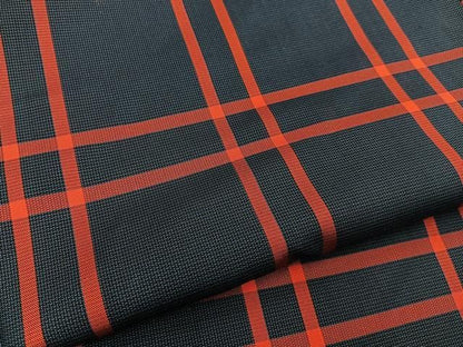 平和屋着物■本場縞大島紬　格子柄　正絹　逸品　BAAY8765hj