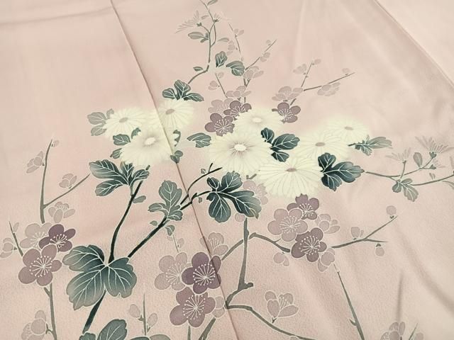 平和屋着物■訪問着　花鳥文　暈し染め　正絹　逸品　未使用　BAAY8767hj