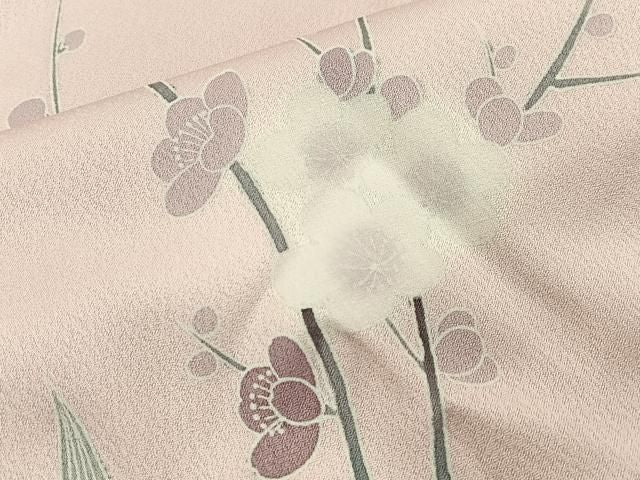 平和屋着物■訪問着　花鳥文　暈し染め　正絹　逸品　未使用　BAAY8767hj