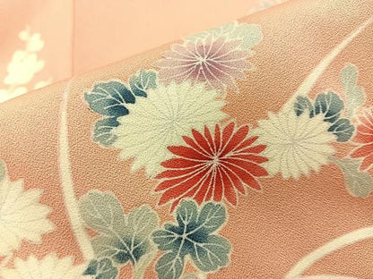 平和屋着物■訪問着　松竹梅　流水花文　正絹　逸品　BAAY8789hj