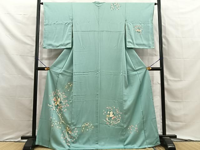 平和屋着物■訪問着　花束文　正絹　逸品　BAAY8791hj