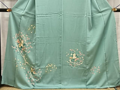 平和屋着物■訪問着　花束文　正絹　逸品　BAAY8791hj