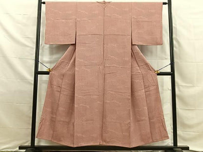 平和屋着物■江戸小紋　作家物　雲取寄せ小紋柄　正絹　逸品　BAAY8801hj