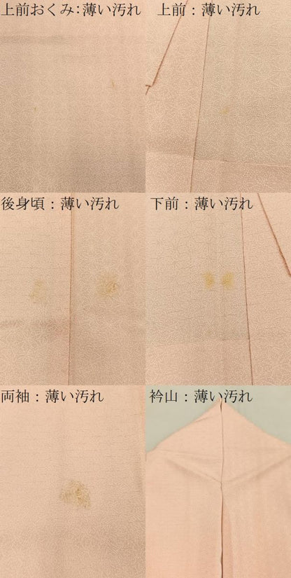 平和屋着物■訪問着　麻の葉地紋　暈し染め　正絹　逸品　BAAY8804hj