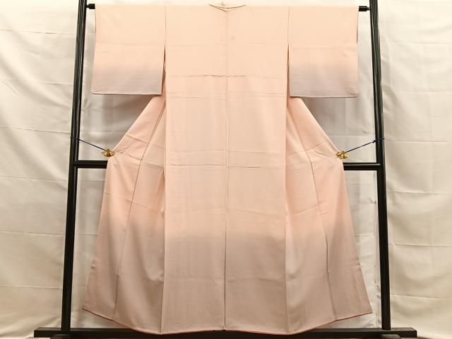 平和屋着物■訪問着　麻の葉地紋　暈し染め　正絹　逸品　BAAY8804hj