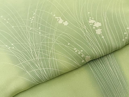 平和屋着物■訪問着　草花文　暈し染め　正絹　逸品　BAAY8810hj