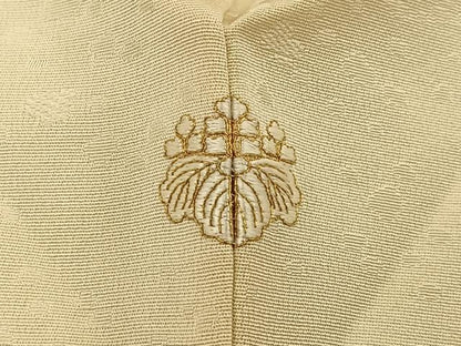 平和屋着物■訪問着　刺繍　舞蝶文　金彩　正絹　逸品　BAAY8814hj