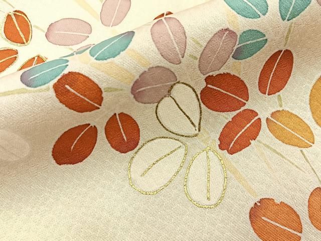 平和屋着物■訪問着　菊　暈し染め　金彩　正絹　逸品　未使用　BAAY8820hj