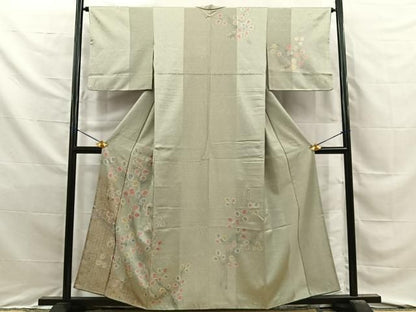 平和屋着物■訪問着　萩　金彩　正絹　逸品　BAAY8834hj