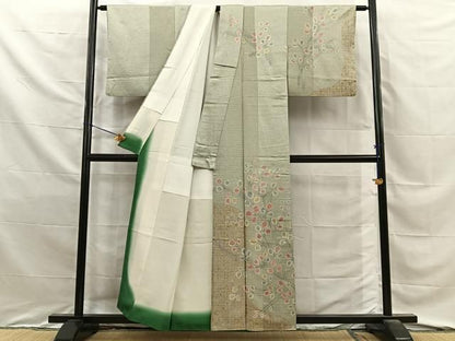 平和屋着物■訪問着　萩　金彩　正絹　逸品　BAAY8834hj