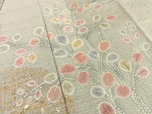 平和屋着物■訪問着　萩　金彩　正絹　逸品　BAAY8834hj