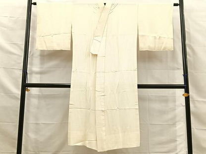 平和屋着物■長襦袢　無双仕立て　茶道具地紋　正絹　逸品　BAAY8836hj