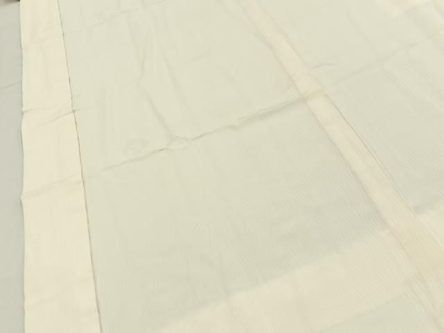 平和屋着物■長襦袢　無双仕立て　茶道具地紋　正絹　逸品　BAAY8836hj