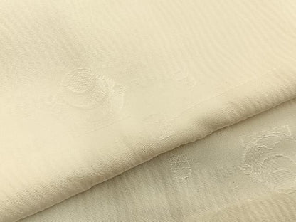 平和屋着物■長襦袢　無双仕立て　茶道具地紋　正絹　逸品　BAAY8836hj