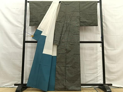 平和屋着物■本場大島紬　7マルキ　吉祥文　正絹　逸品　BAAY8838hj
