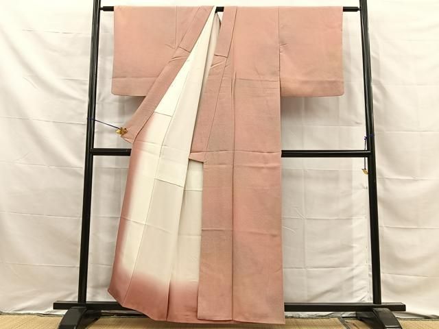 平和屋着物■江戸小紋　寄せ小紋柄　暈し染め　正絹　逸品　BAAY8839hj