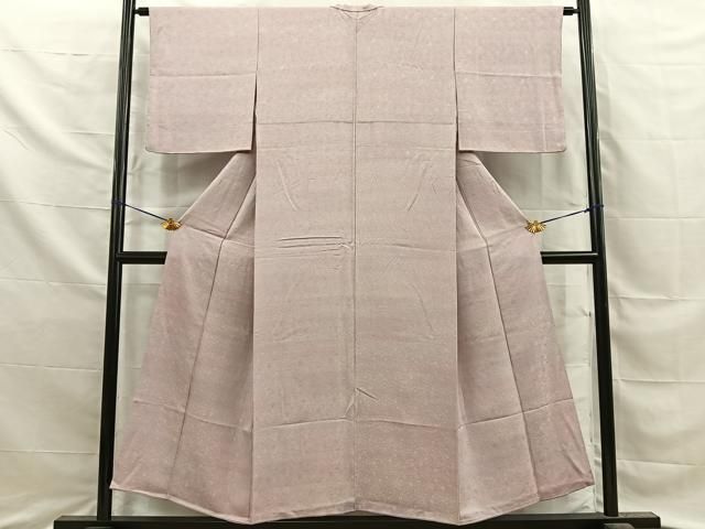 平和屋着物■上質な小紋　小花地紋　暈し染め　正絹　逸品　BAAY8848hj