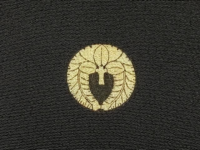 平和屋着物■豪華黒留袖　駒刺繍　松竹梅宝尽くし文　金彩　正絹　逸品　BAAY8855hj