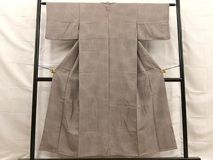 平和屋着物■上質な小紋　霞文　正絹　逸品　BAAY8872hj