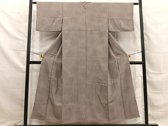 平和屋着物■上質な小紋　霞文　正絹　逸品　BAAY8872hj