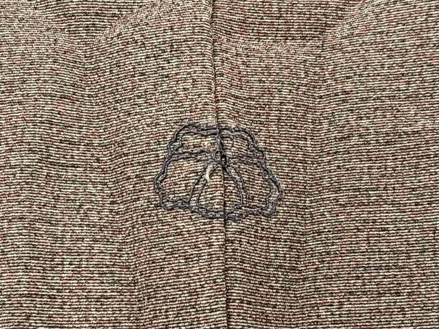 平和屋着物■上質な小紋　霞文　正絹　逸品　BAAY8872hj