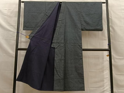 平和屋着物■男性　本場大島紬　80亀甲　総詰め　正絹　逸品　BAAY8875hj