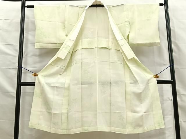平和屋着物■長襦袢　無双仕立て　楓　暈し染め　正絹　逸品　BAAY8877hj