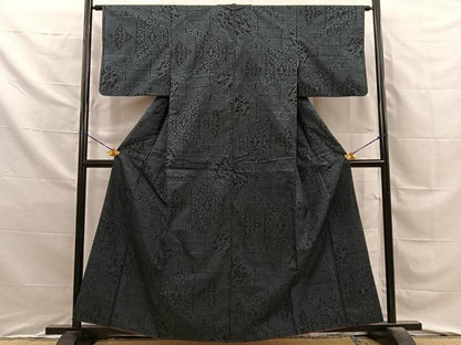 平和屋着物■本場大島紬　7マルキ　吉祥文　正絹　逸品　BAAY8880hj