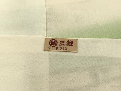平和屋着物■上質な小紋　草花文　金彩　三越扱い　正絹　逸品　BAAY8883hj