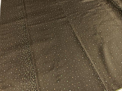 平和屋着物●上質な小紋　箔散らし文　ロング丈　正絹　逸品　BAAY9009yc