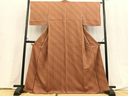 平和屋着物■上質な小紋　霞文　暈し染め　正絹　逸品　BAAY9025yc