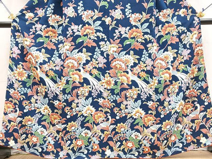 平和屋着物●訪問着　更紗花鳥文　正絹　逸品　未使用　BAAY9027yc