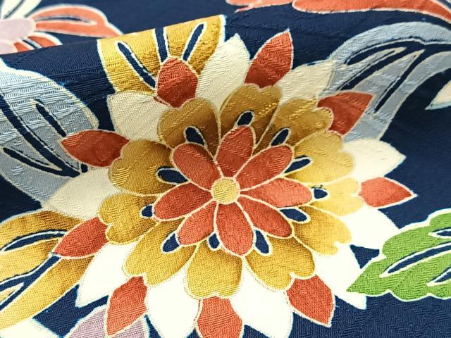 平和屋着物●訪問着　更紗花鳥文　正絹　逸品　未使用　BAAY9027yc