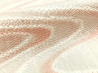 平和屋着物■訪問着　絞り　刺繍　流水千鳥文　正絹　逸品　BAAY9031yc