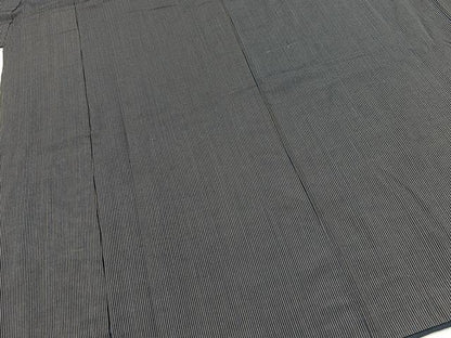 平和屋着物■男性　紬　縞　正絹　逸品　BAAY9042yc